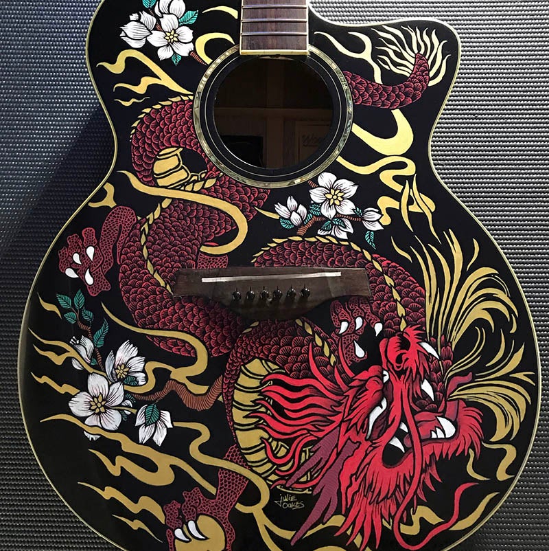custom guitar designs artwork